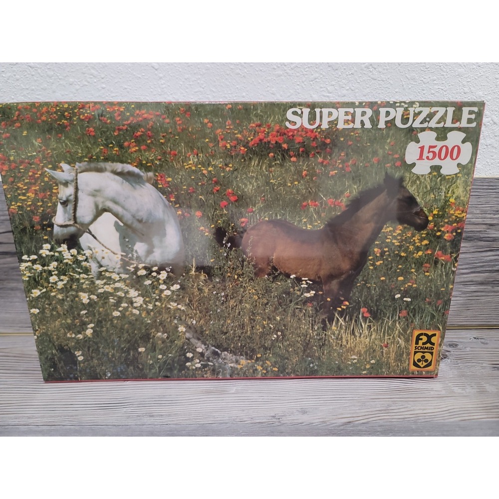 Puzzle Super New Sealed 1500 pieces Horses Made in West Germany
